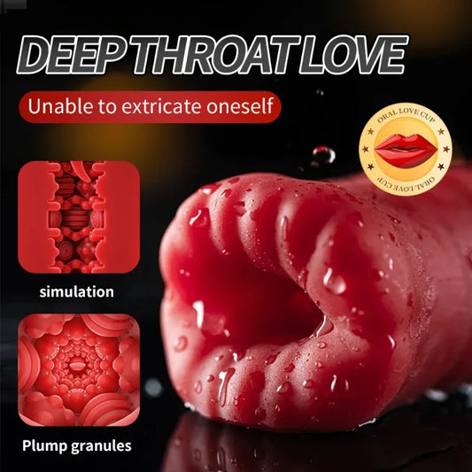 Masturbator für Männer Automatische Saugen Männliche Maschine Oral Vaginal Penis Vibrator Sex Spielzeug für Männer Masturbation Tasse Blowjobs Maschine