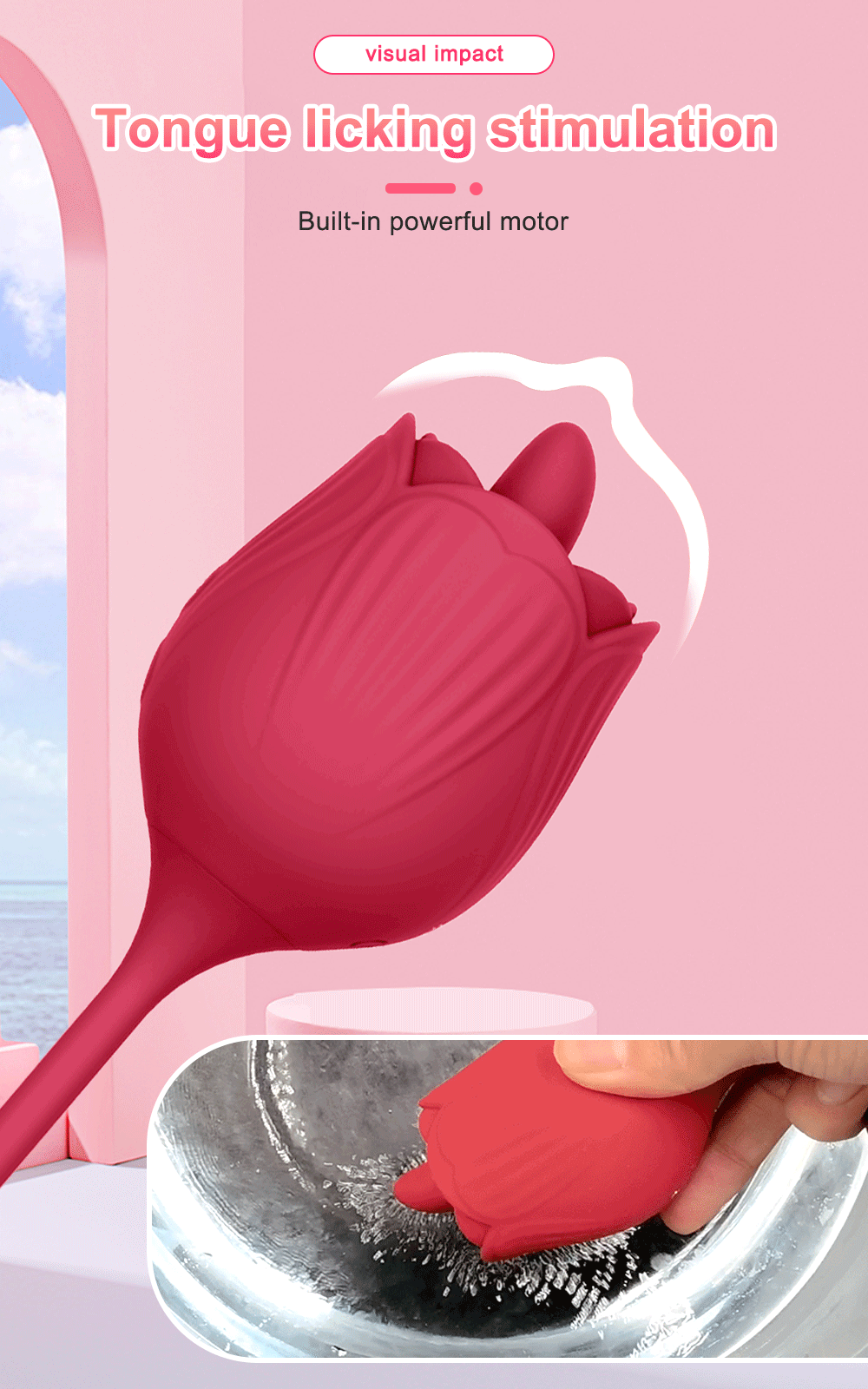 Leistungs starke Rose saugen Vibrator weibliche Klitoris Kitzler Sauger Vakuum Nippel Stimulator Liebe Ei sexy Spielzeug Waren für Frauen Erwachsene 18