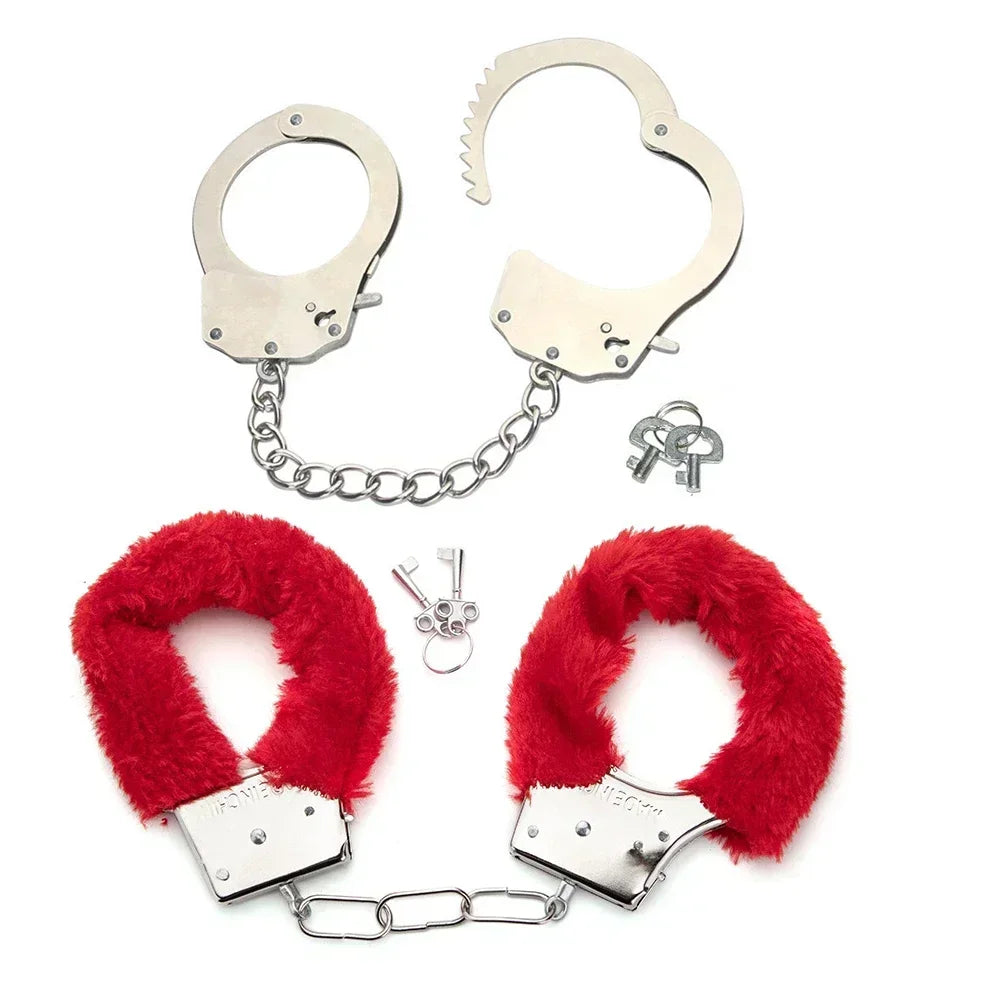 Erotische Accessoires Sexspielzeuge 2 Stück BDSM Bondage Handschellen für Fesseln Manschetten Fetisch Erwachsene Paare Spiele Juguetes Sexuales Geschenk