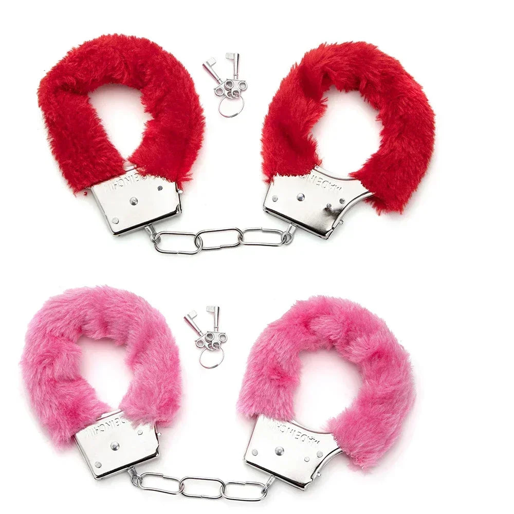 Erotische Accessoires Sexspielzeuge 2 Stück BDSM Bondage Handschellen für Fesseln Manschetten Fetisch Erwachsene Paare Spiele Juguetes Sexuales Geschenk