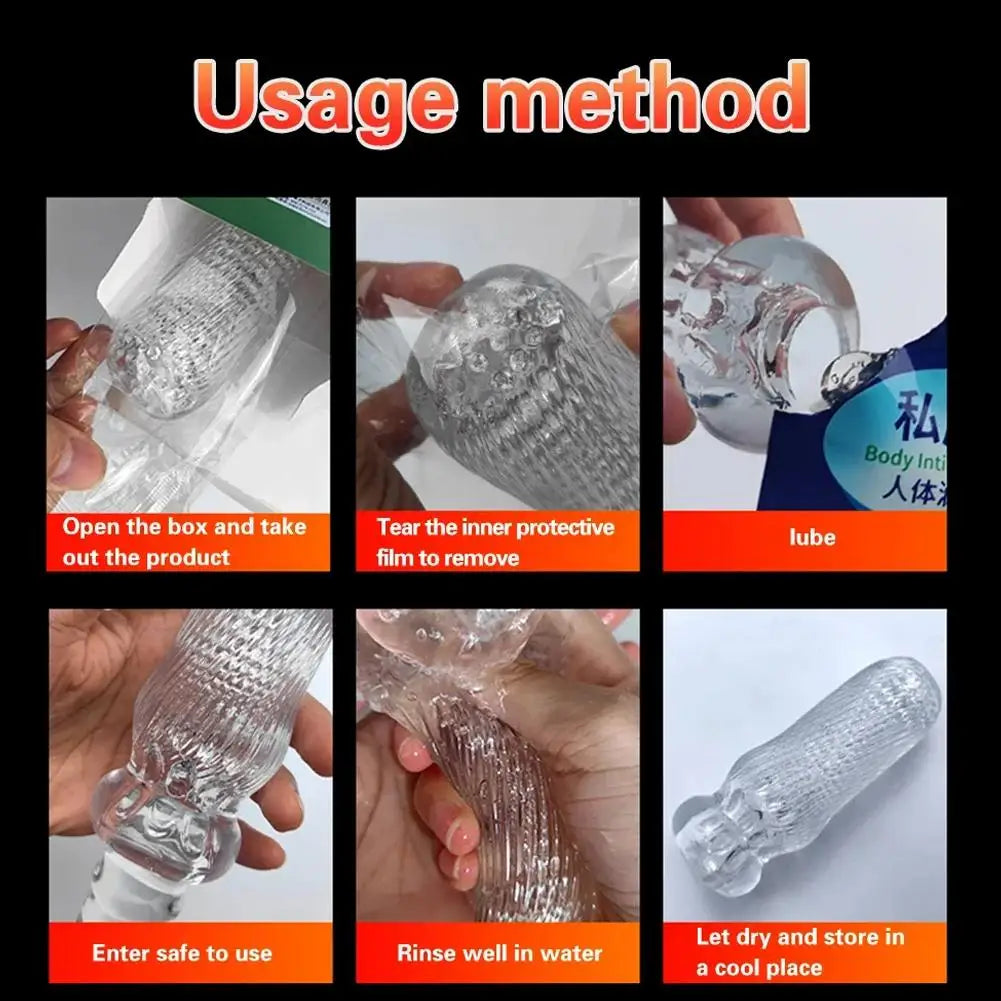 Masturbation Cup Sex Spielzeug für Männer Weiche Männliche Übung Penis Massage Sexy Tasche Pussy Blowjob Spielzeug Vagina Erwachsene Waren 18 +