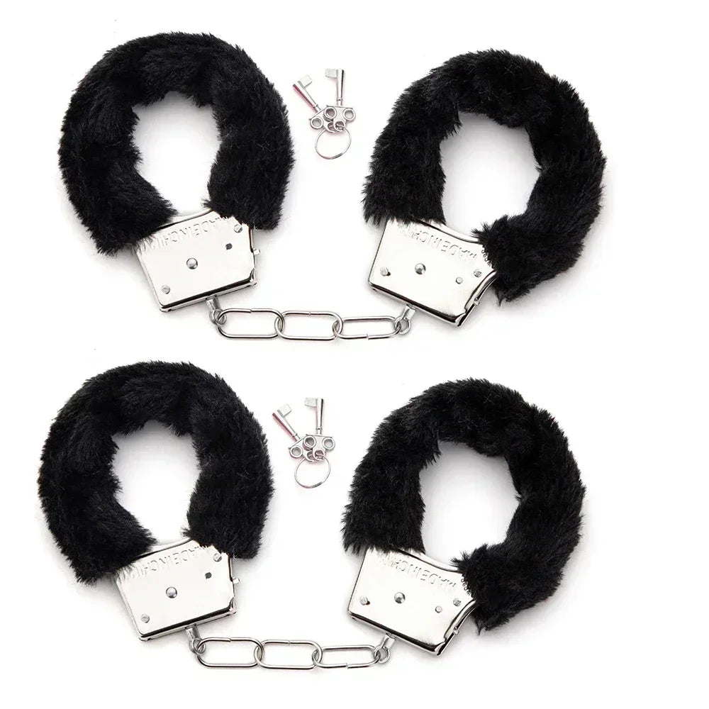 Erotische Accessoires Sexspielzeuge 2 Stück BDSM Bondage Handschellen für Fesseln Manschetten Fetisch Erwachsene Paare Spiele Juguetes Sexuales Geschenk