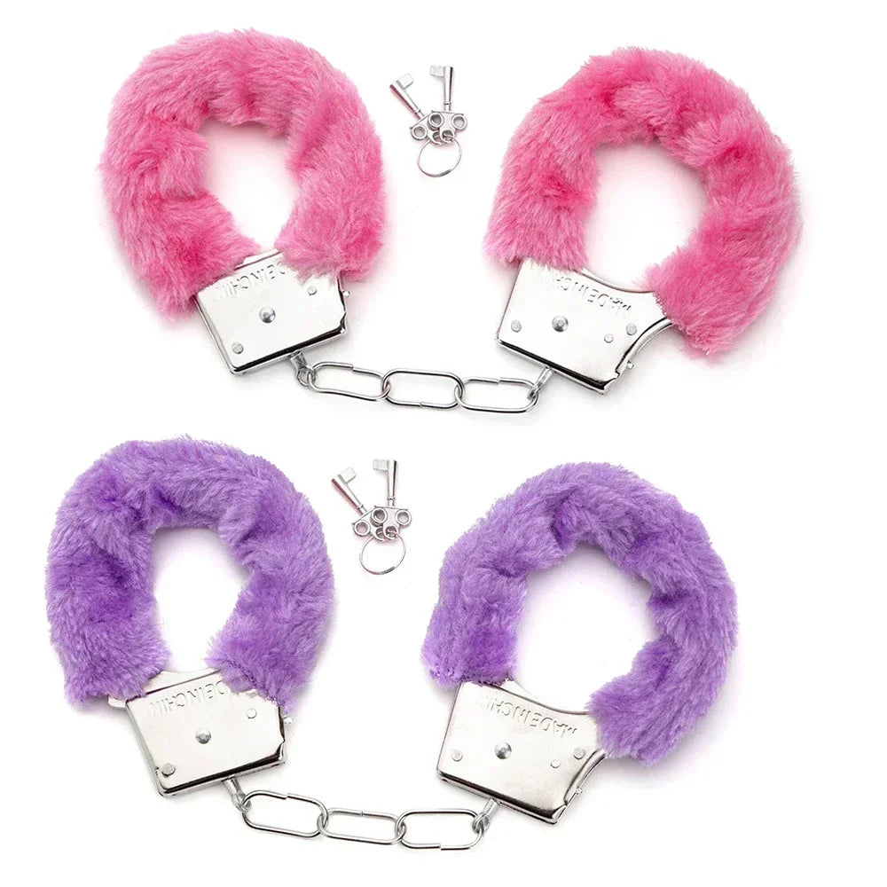 Erotische Accessoires Sexspielzeuge 2 Stück BDSM Bondage Handschellen für Fesseln Manschetten Fetisch Erwachsene Paare Spiele Juguetes Sexuales Geschenk
