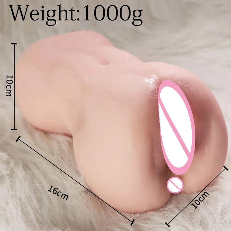 Echtes Vagina-Spielzeug, Sexpuppe, Masturbatoren, Sext-Spielzeug für Männer, Silikon-Pussies, erotisches Spielzeug, Gadgets, 2-in-1-Muschi für Männer, 18 Muschi, Anal