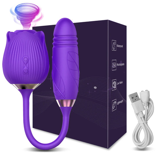 Leistungs starke Rose saugen Vibrator weibliche Klitoris Kitzler Sauger Vakuum Nippel Stimulator Liebe Ei sexy Spielzeug Waren für Frauen Erwachsene 18