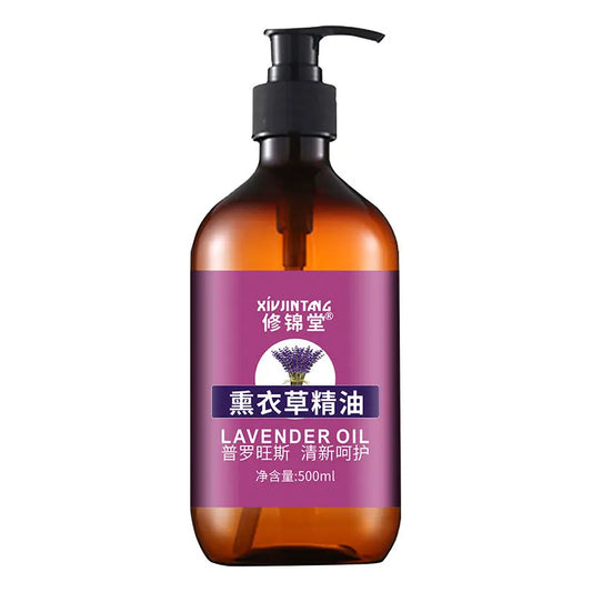 500 ml Körpermassageöl, reine ätherische Öle, lindert Stress für organische Körpermassage, entspannt Schönheit und Gesundheit