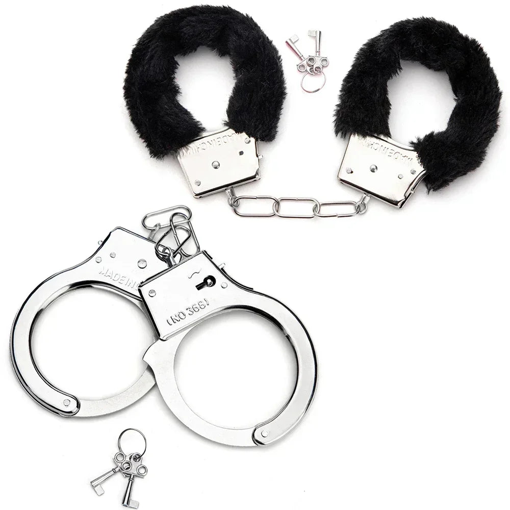 Erotische Accessoires Sexspielzeuge 2 Stück BDSM Bondage Handschellen für Fesseln Manschetten Fetisch Erwachsene Paare Spiele Juguetes Sexuales Geschenk