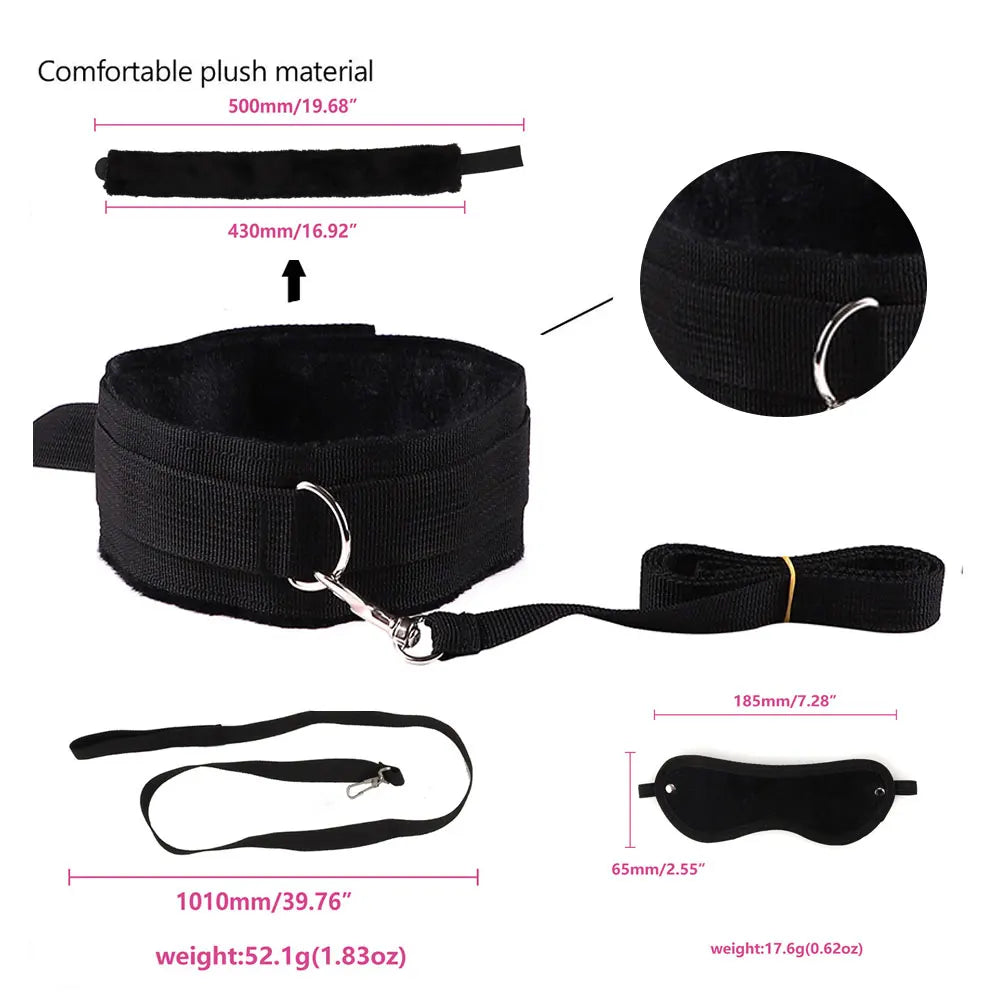 Sexspielzeug für Frauen, BDSM, sexuelles Paar-Set, erotisches Zubehör, Handschellen für die Sitzung, Analplug, Sexspiel, sexy Spielzeug für Erwachsene, Sexyshop