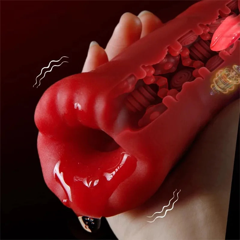 Masturbator für Männer Automatische Saugen Männliche Maschine Oral Vaginal Penis Vibrator Sex Spielzeug für Männer Masturbation Tasse Blowjobs Maschine