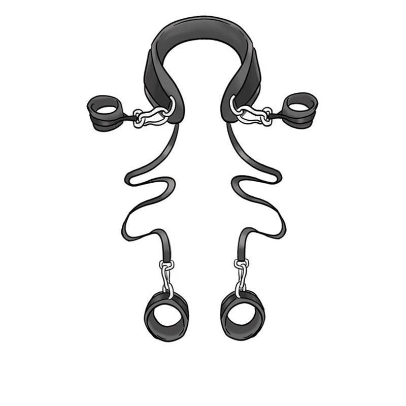 BDSM Bondage Erotische Sex Spielzeug für Frauen Paare Spiele SM Slave Bindung Riemen Handschellen Bein Trennung Spielzeug Erwachsene Sex Zubehör