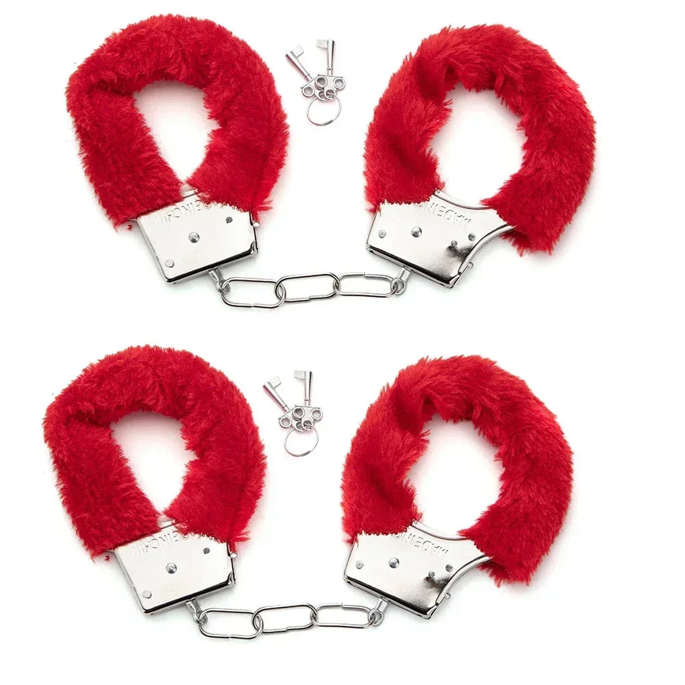 Erotische Accessoires Sexspielzeuge 2 Stück BDSM Bondage Handschellen für Fesseln Manschetten Fetisch Erwachsene Paare Spiele Juguetes Sexuales Geschenk