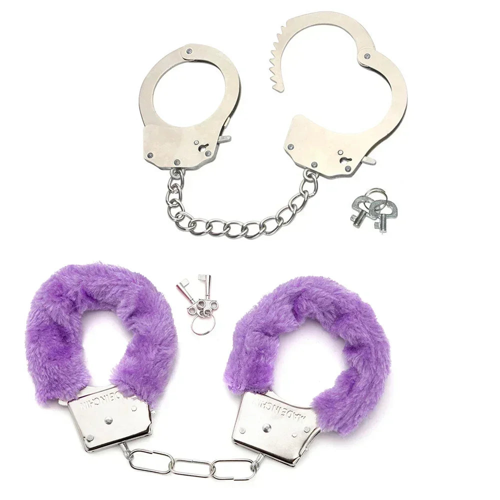 Erotische Accessoires Sexspielzeuge 2 Stück BDSM Bondage Handschellen für Fesseln Manschetten Fetisch Erwachsene Paare Spiele Juguetes Sexuales Geschenk